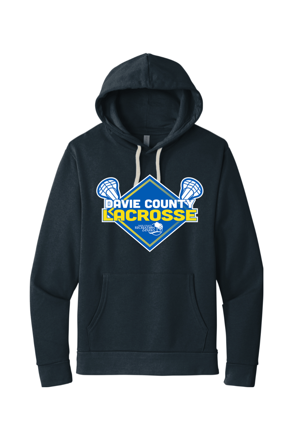 Davie County LC Adult Premium Lightweight Hoodie Signature Lacrosse
