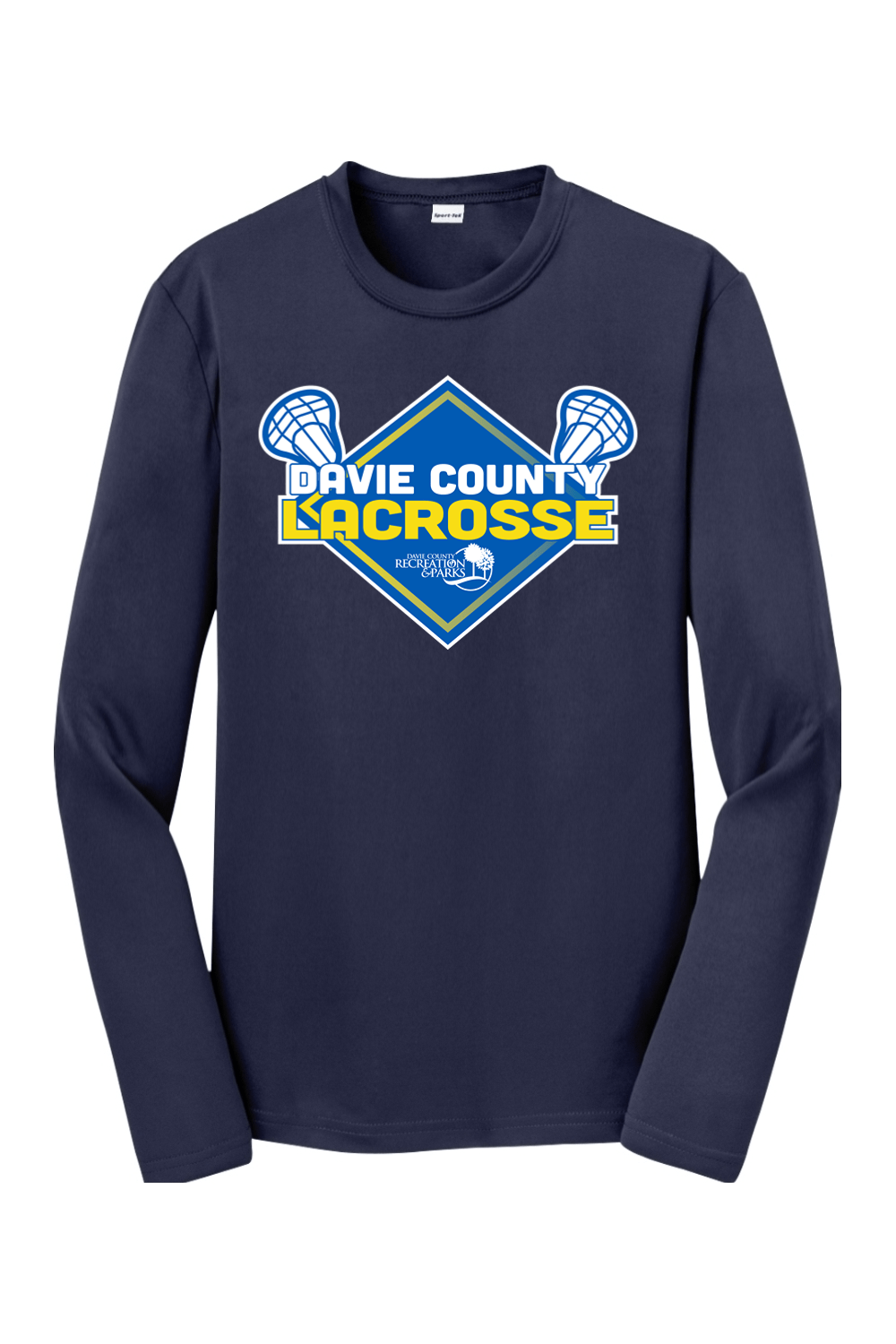 Davie County LC Youth Long Sleeve T-Shirt Signature Lacrosse