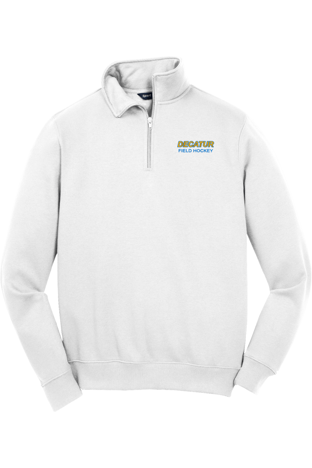 Decatur Field Hockey Adult Embroidered Quarter-Zip Pullover Signature Lacrosse