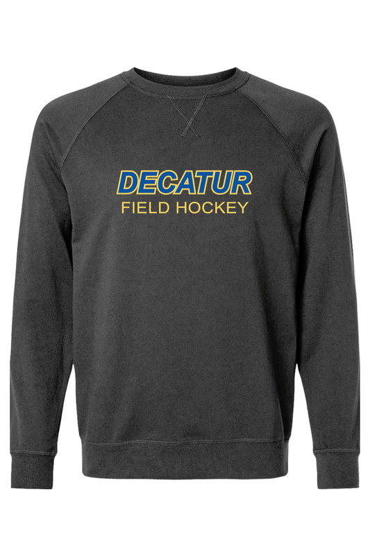 Decatur Field Hockey Adult Heavyweight Raglan Long Sleeve Signature Lacrosse