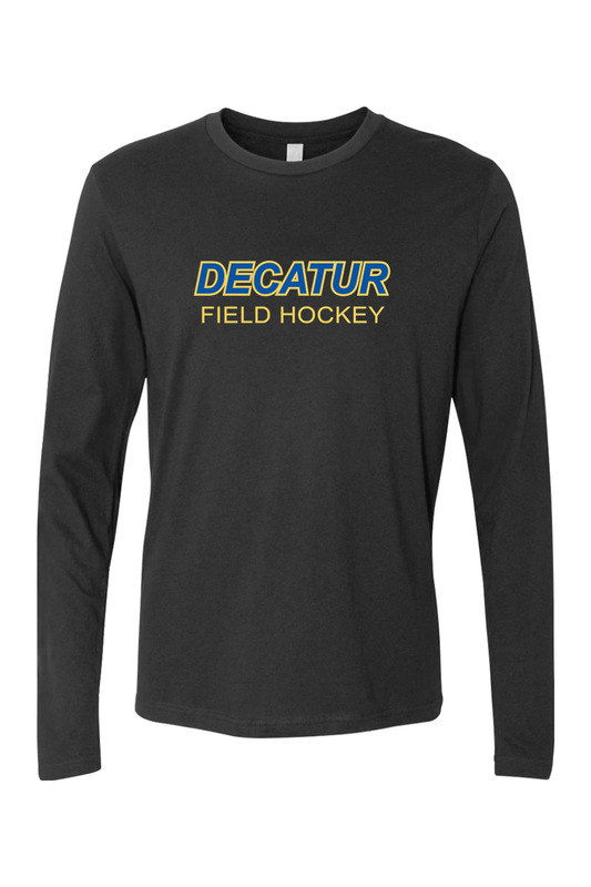 Decatur Field Hockey Adult Long Sleeve T-Shirt Signature Lacrosse