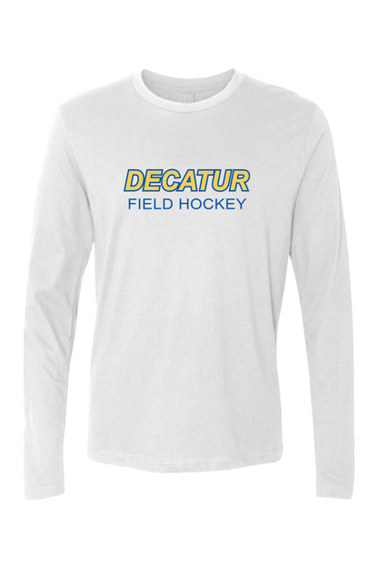 Decatur Field Hockey Adult Long Sleeve T-Shirt Signature Lacrosse
