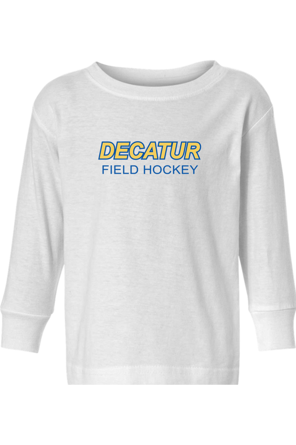 Decatur Field Hockey Toddler Long Sleeve T-Shirt Signature Lacrosse