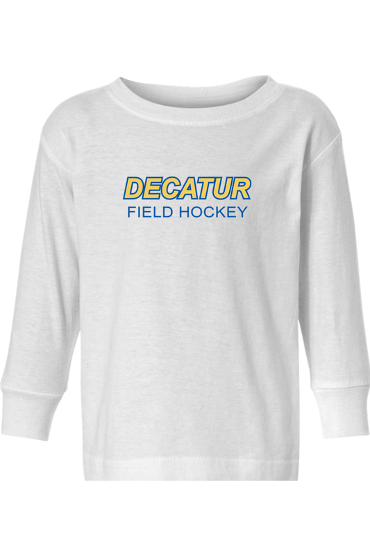 Decatur Field Hockey Toddler Long Sleeve T-Shirt Signature Lacrosse