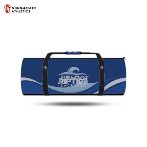 Delray Riptide Lacrosse Customizable Large Equipment Duffel Bag Signature Lacrosse