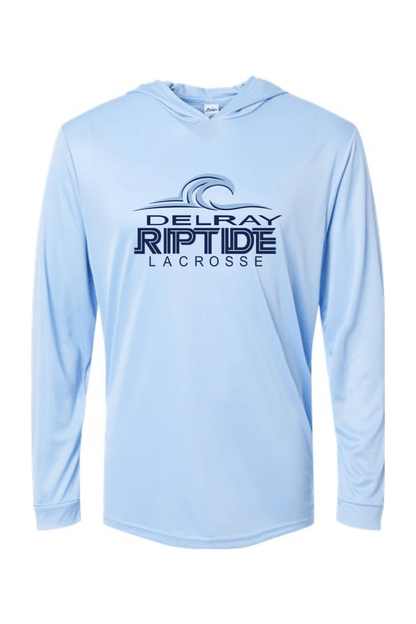Delray Riptide Lacrosse Paragon Bahama Performance Hooded Long Sleeve T-Shirt Signature Lacrosse