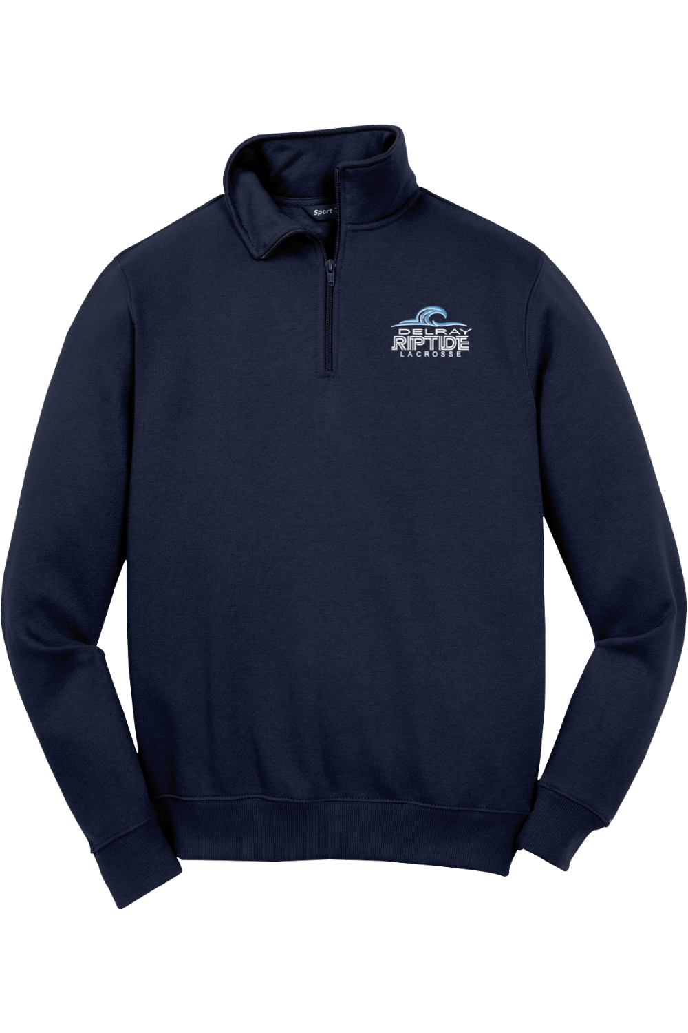 Delray Riptide LC Adult Embroidered Quarter-Zip Pullover Signature Lacrosse