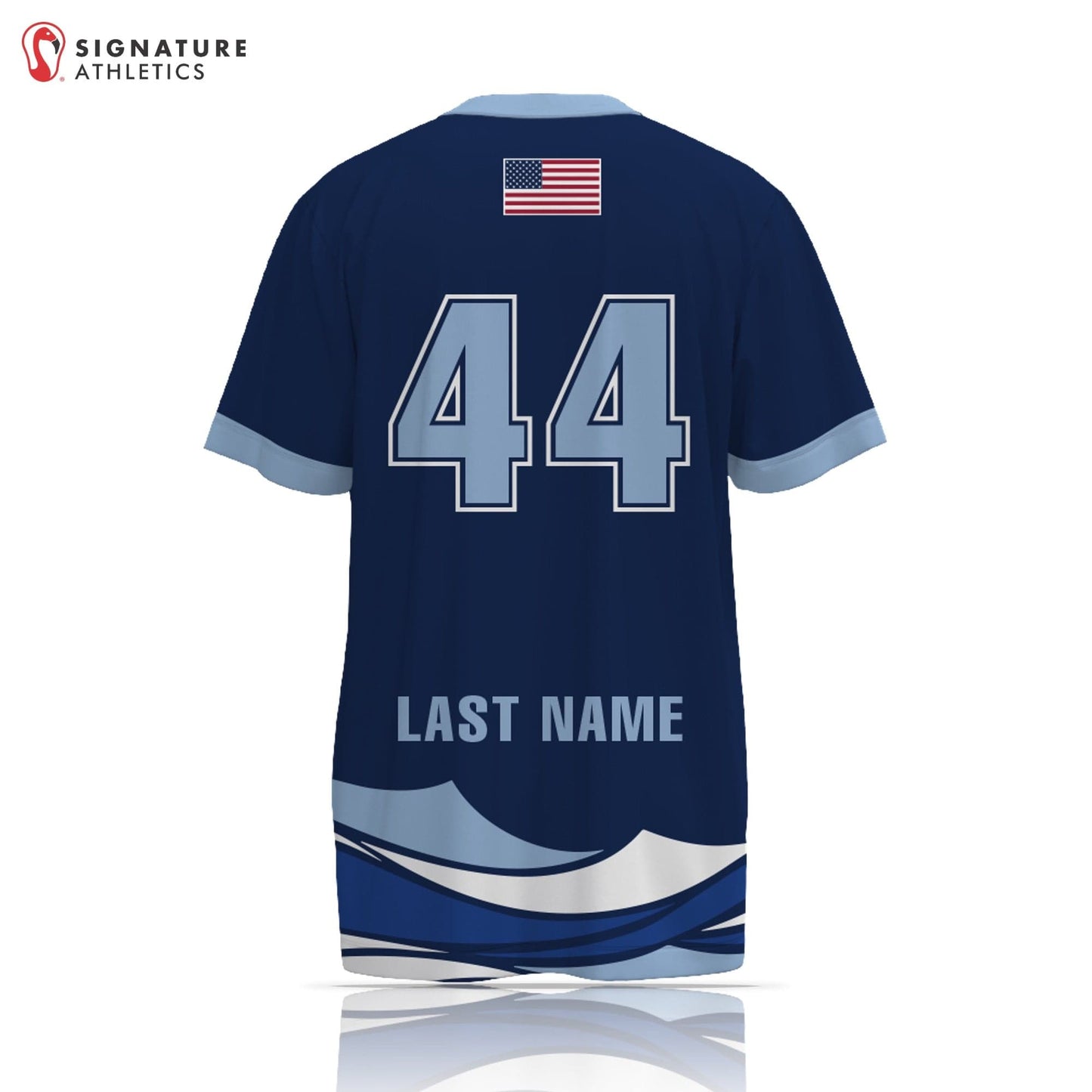 Delray Riptide Men's Player Short Sleeve Tech Tee Signature Lacrosse