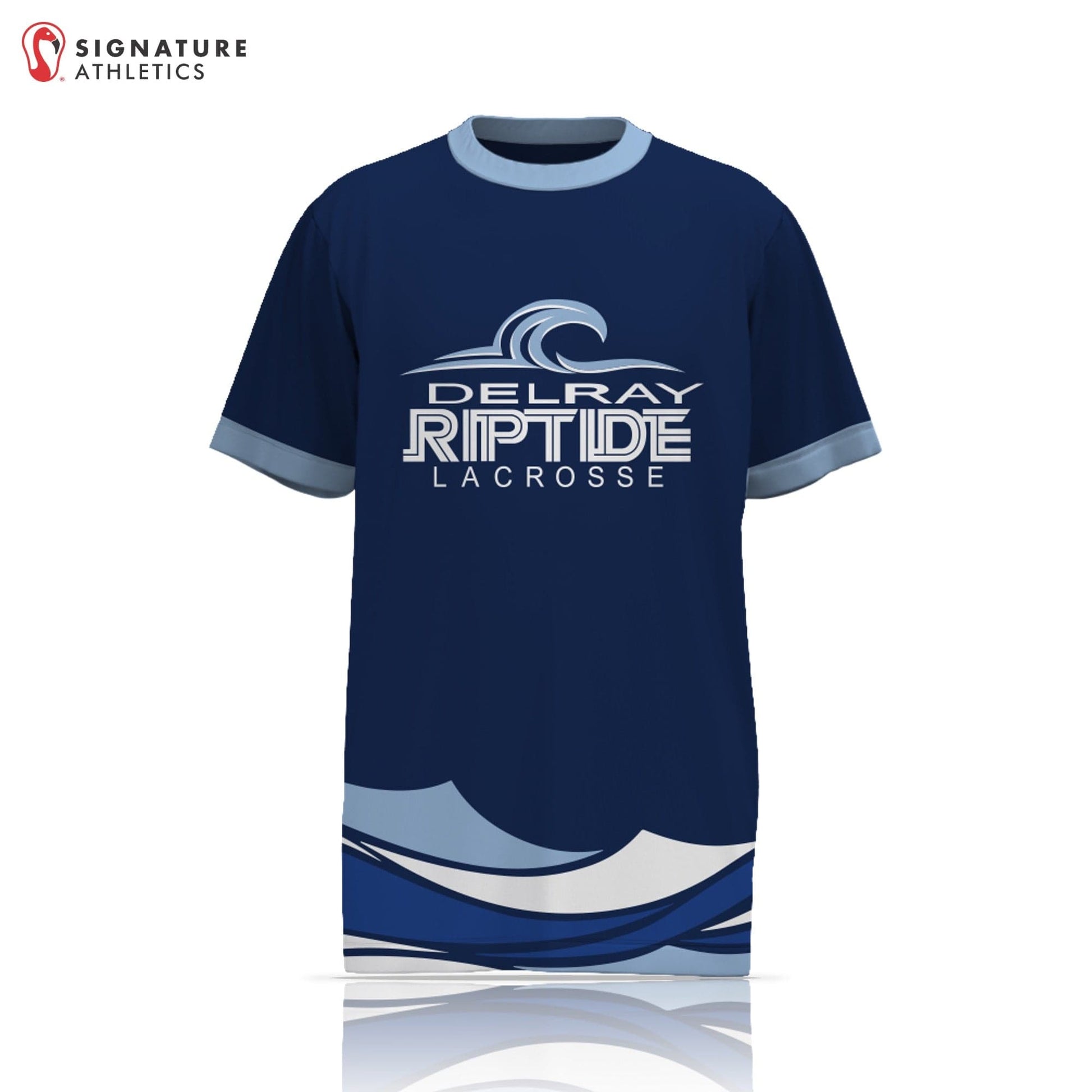 Delray Riptide Men's Player Short Sleeve Tech Tee Signature Lacrosse