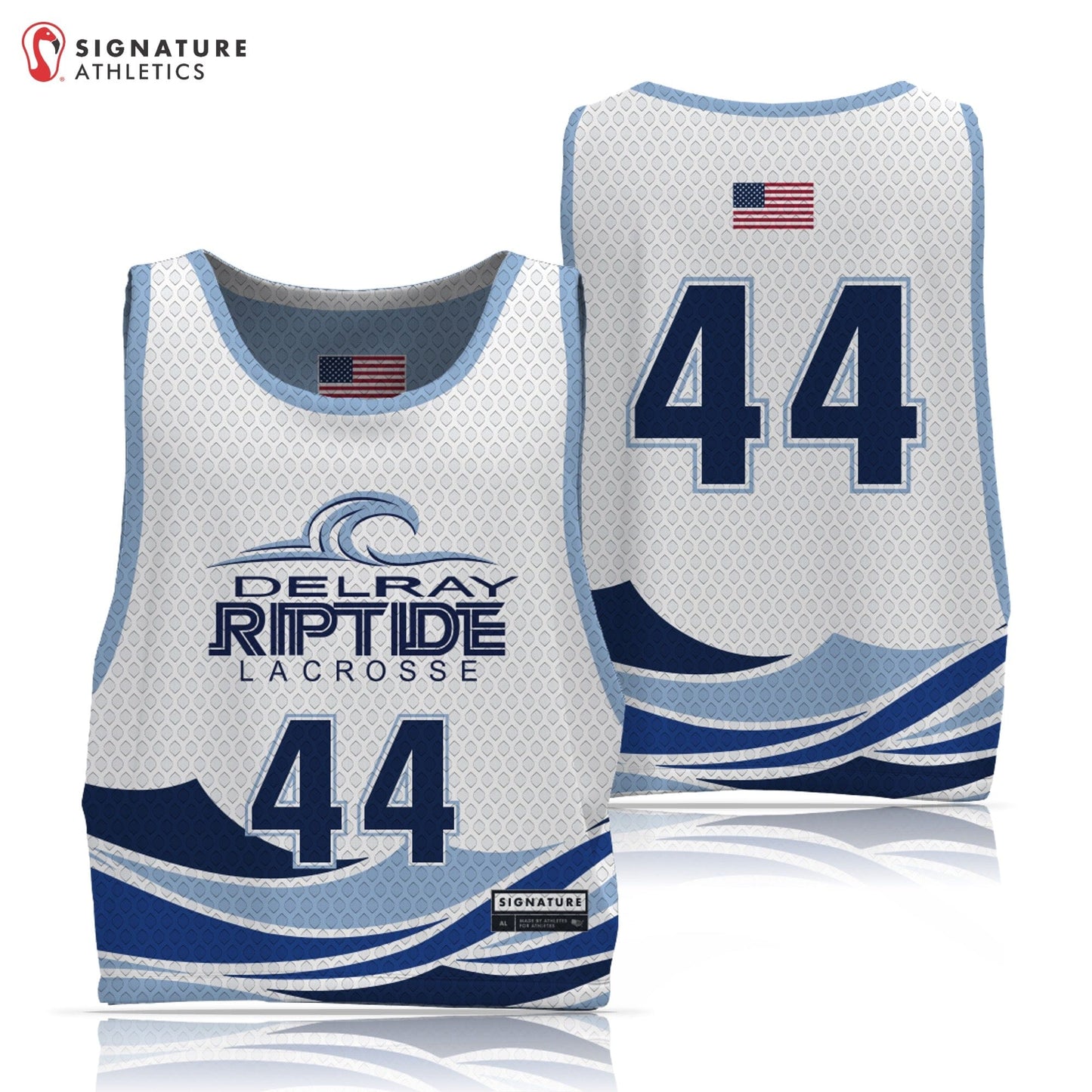 Delray Riptide Men's Reversible Player Practice Pinnie Signature Lacrosse