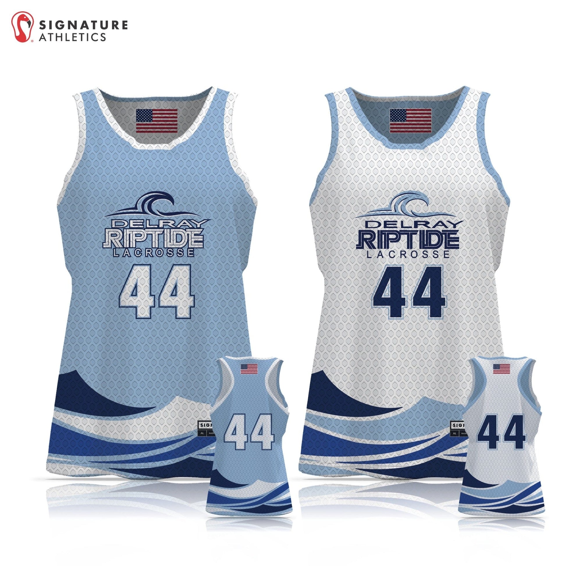 Delray Riptide Women's Reversible Player Practice Pinnie Signature Lacrosse