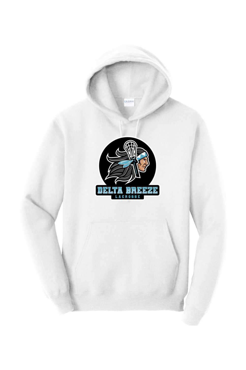 Delta Breeze LC Adult Heavyweight Hoodie Signature Lacrosse