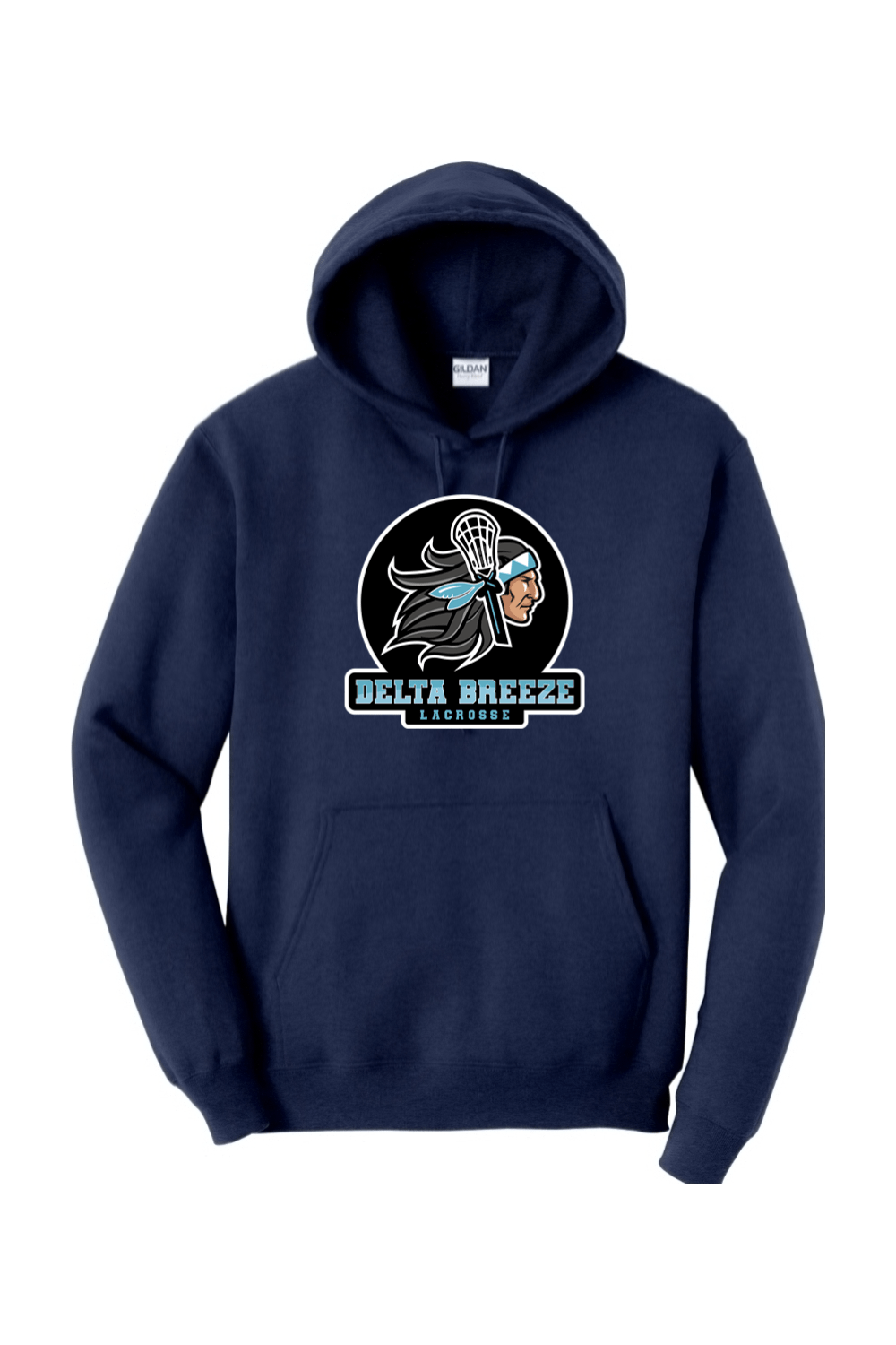 Delta Breeze LC Adult Heavyweight Hoodie Signature Lacrosse