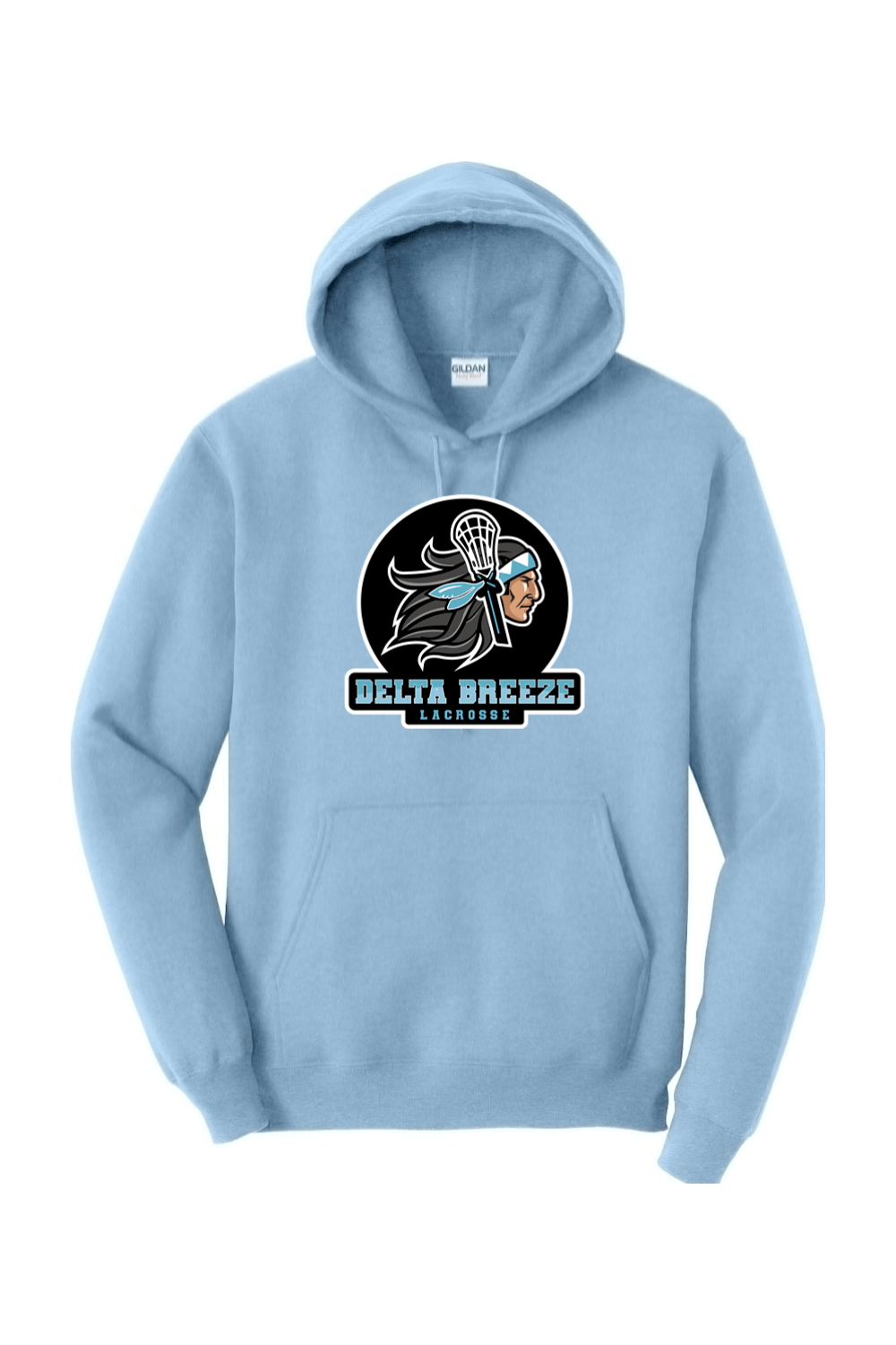 Delta Breeze LC Adult Heavyweight Hoodie Signature Lacrosse