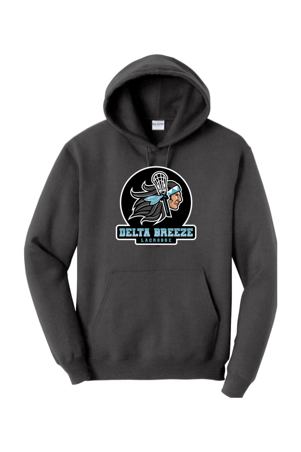 Delta Breeze LC Adult Heavyweight Hoodie Signature Lacrosse