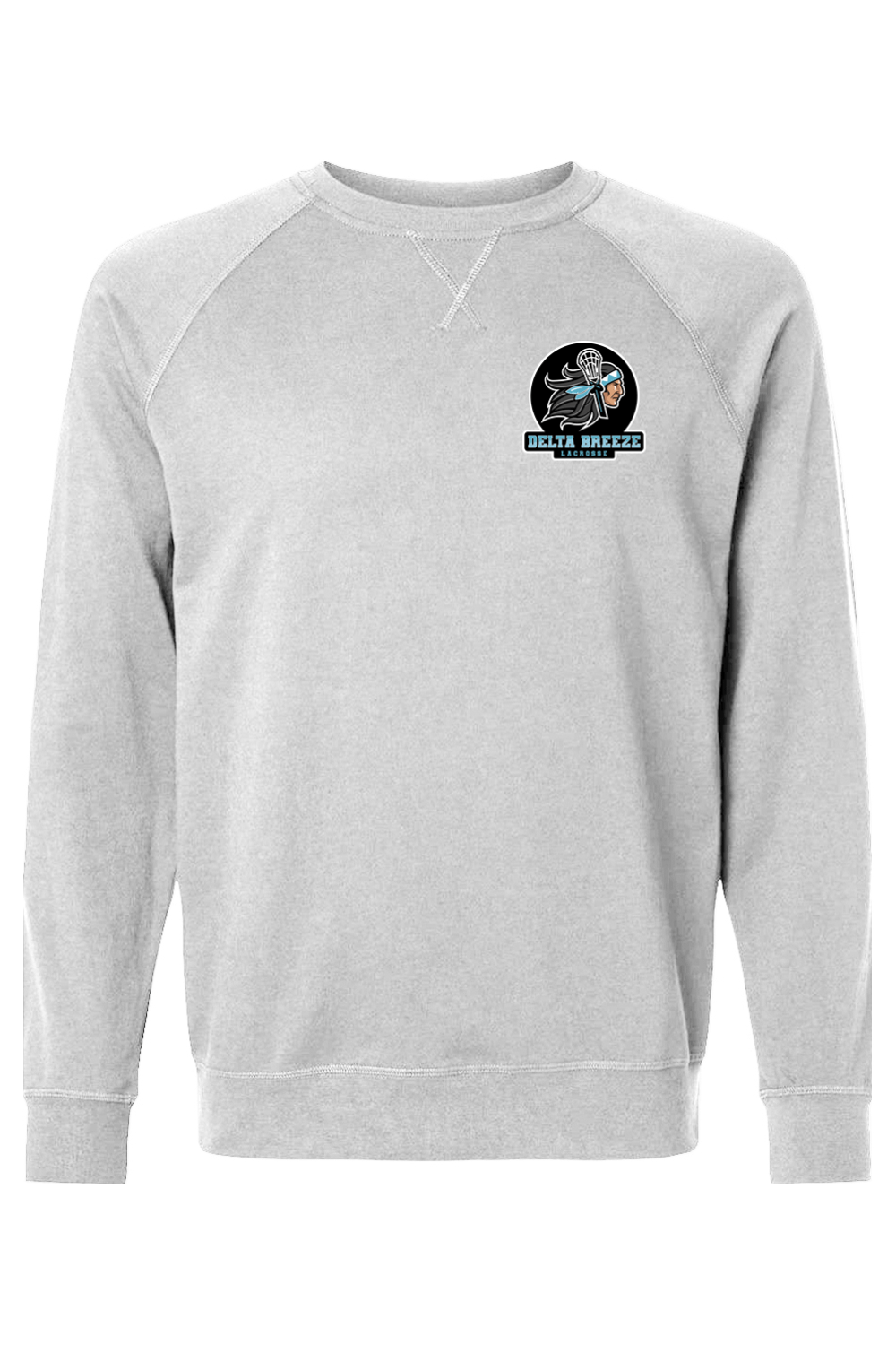 Delta Breeze LC Adult Heavyweight Raglan Long Sleeve Signature Lacrosse