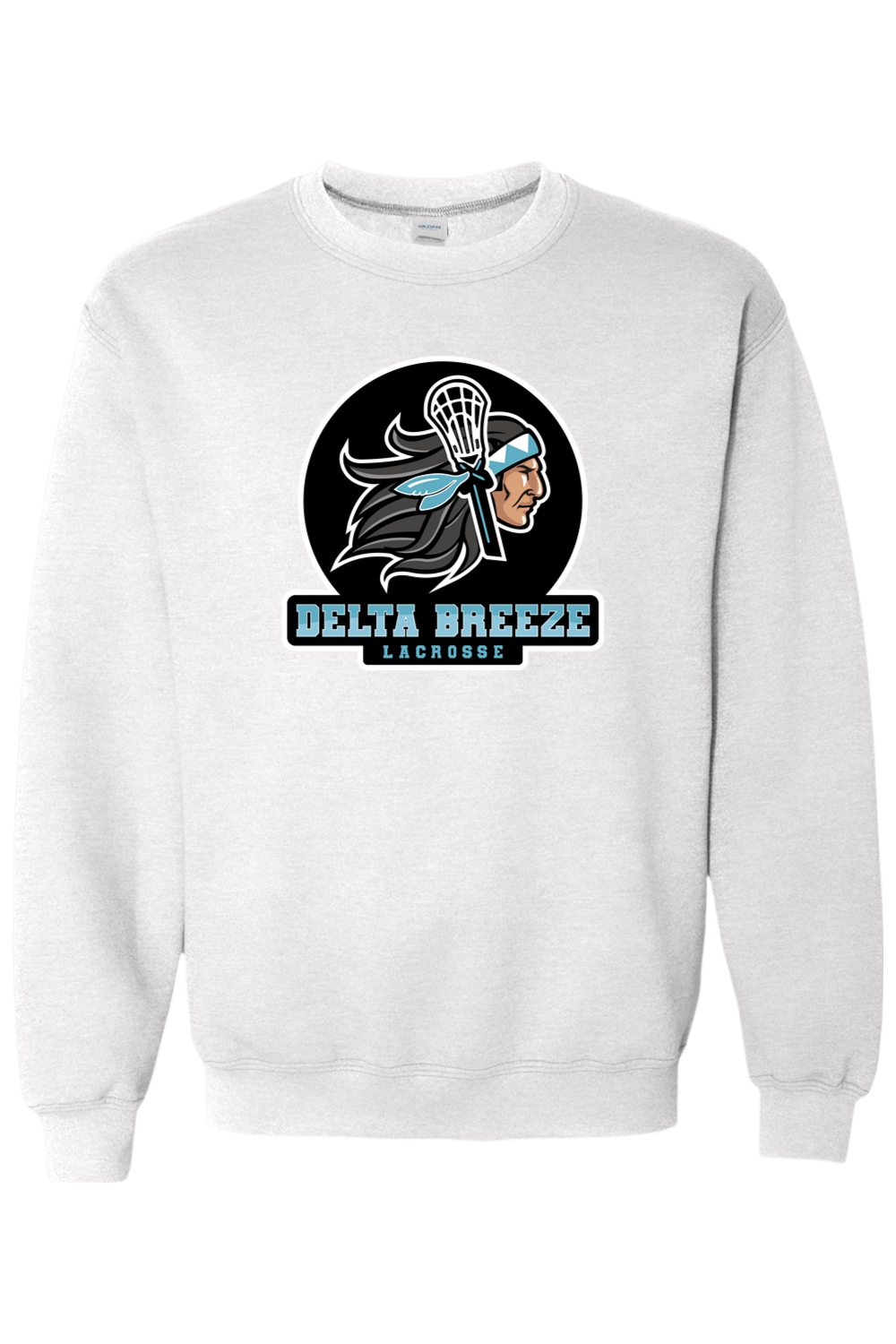 Delta Breeze LC Adult Heavyweight Sweatshirt Signature Lacrosse