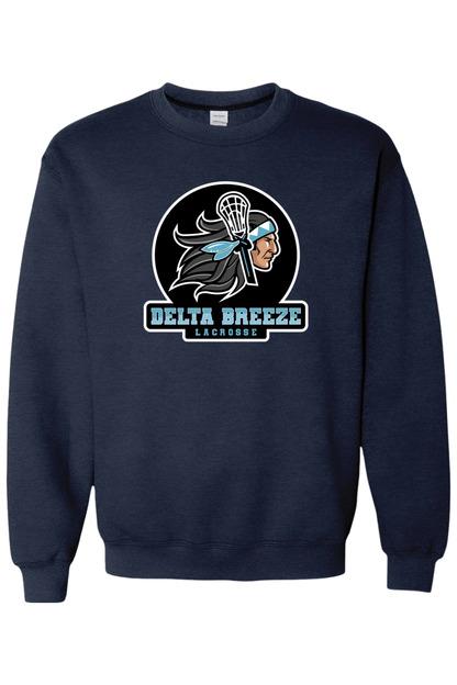 Delta Breeze LC Adult Heavyweight Sweatshirt Signature Lacrosse