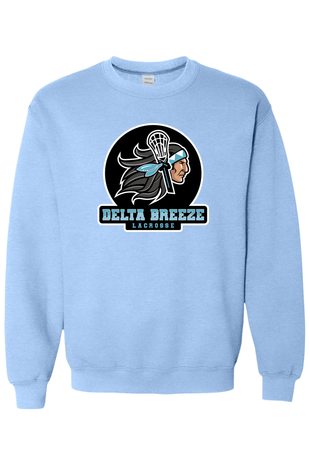 Delta Breeze LC Adult Heavyweight Sweatshirt Signature Lacrosse