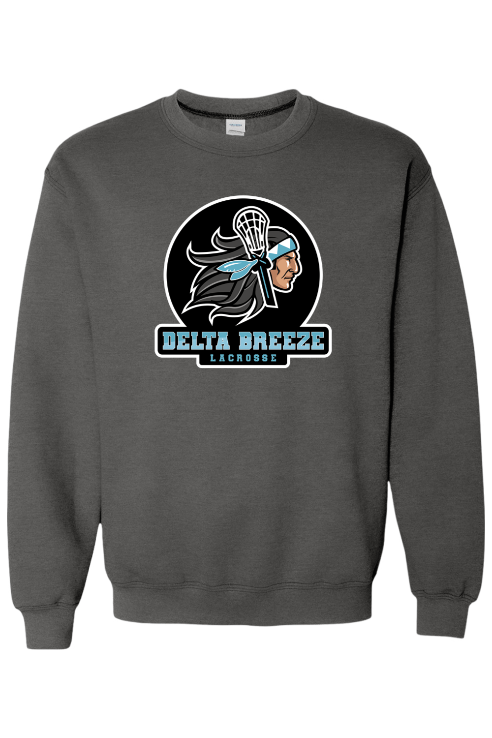 Delta Breeze LC Adult Heavyweight Sweatshirt Signature Lacrosse