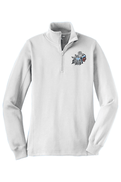 Delta Breeze LC Adult Women's Embroidered Quarter-Zip Pullover Signature Lacrosse