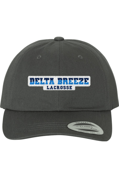 Delta Breeze LC Embroidered Dad Hat Signature Lacrosse