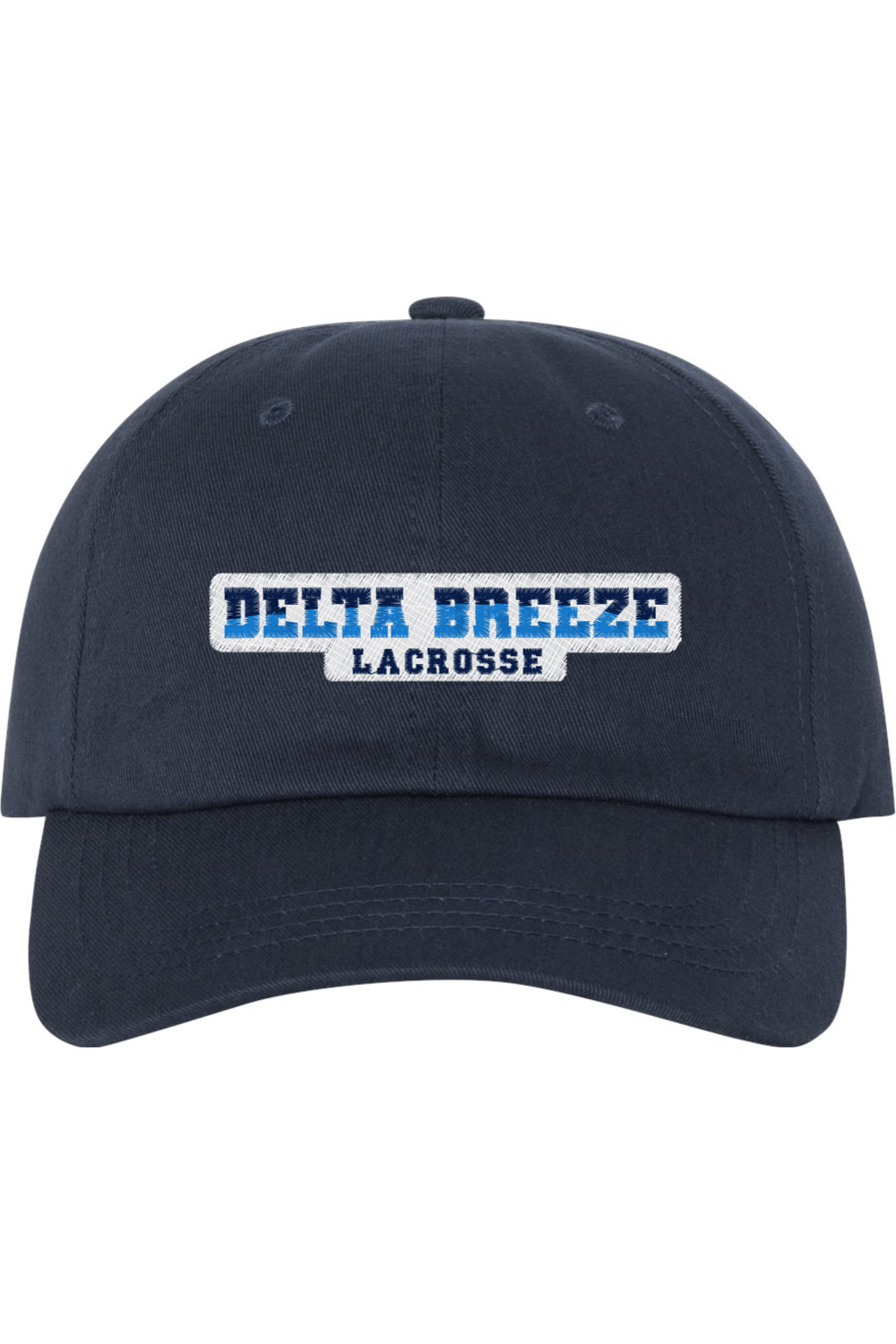 Delta Breeze LC Embroidered Dad Hat Signature Lacrosse