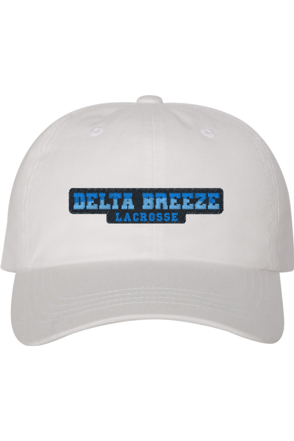 Delta Breeze LC Embroidered Dad Hat Signature Lacrosse