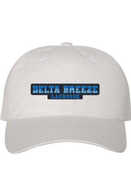 Delta Breeze LC Embroidered Dad Hat Signature Lacrosse