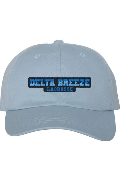 Delta Breeze LC Embroidered Dad Hat Signature Lacrosse