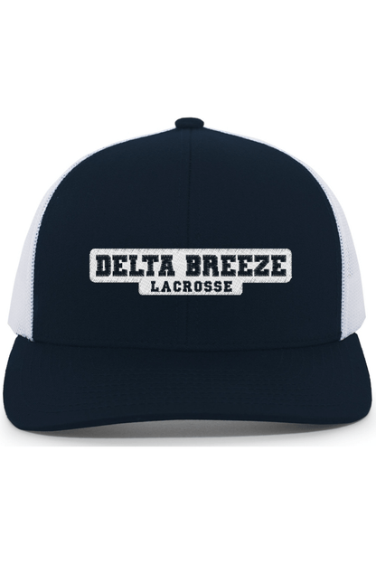 Delta Breeze LC Embroidered Trucker Hat Signature Lacrosse