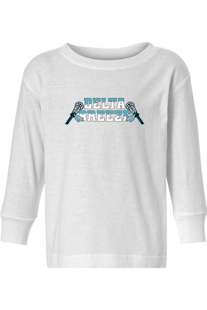 Delta Breeze LC Toddler Long Sleeve T-Shirt Signature Lacrosse