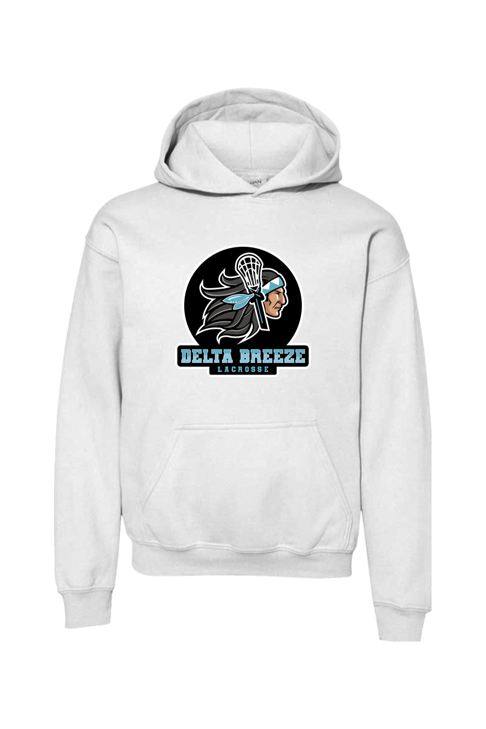 Delta Breeze LC Youth Hoodie Signature Lacrosse