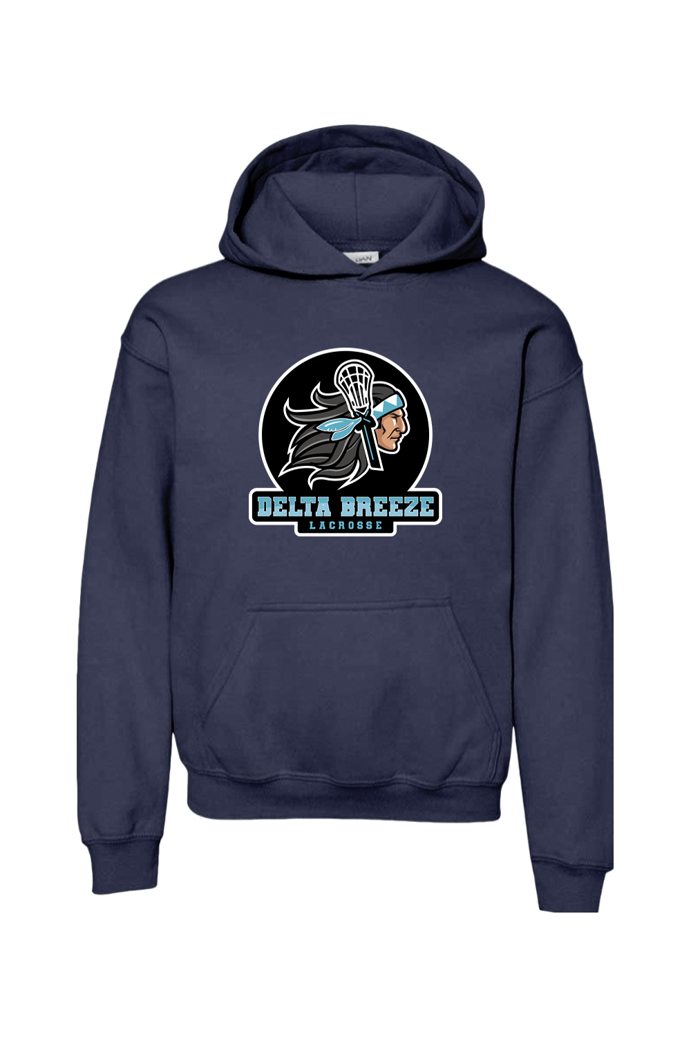 Delta Breeze LC Youth Hoodie Signature Lacrosse