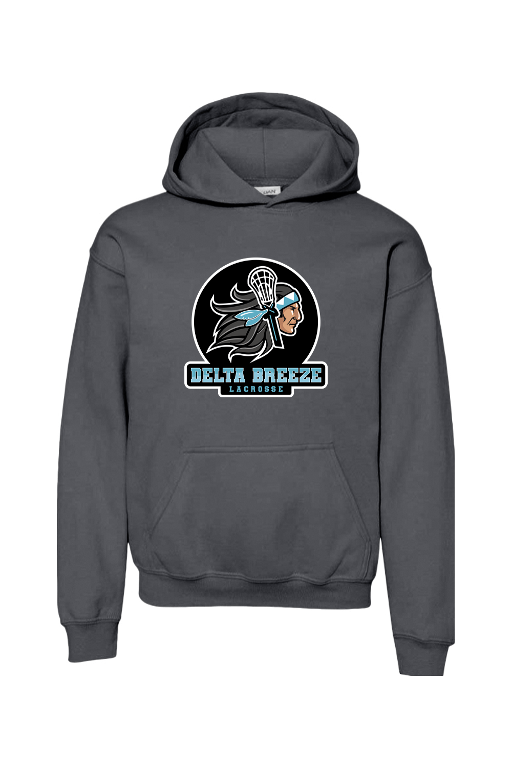 Delta Breeze LC Youth Hoodie Signature Lacrosse