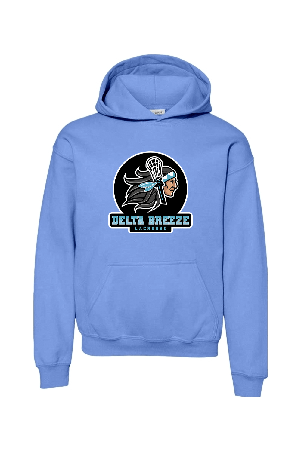 Delta Breeze LC Youth Hoodie Signature Lacrosse