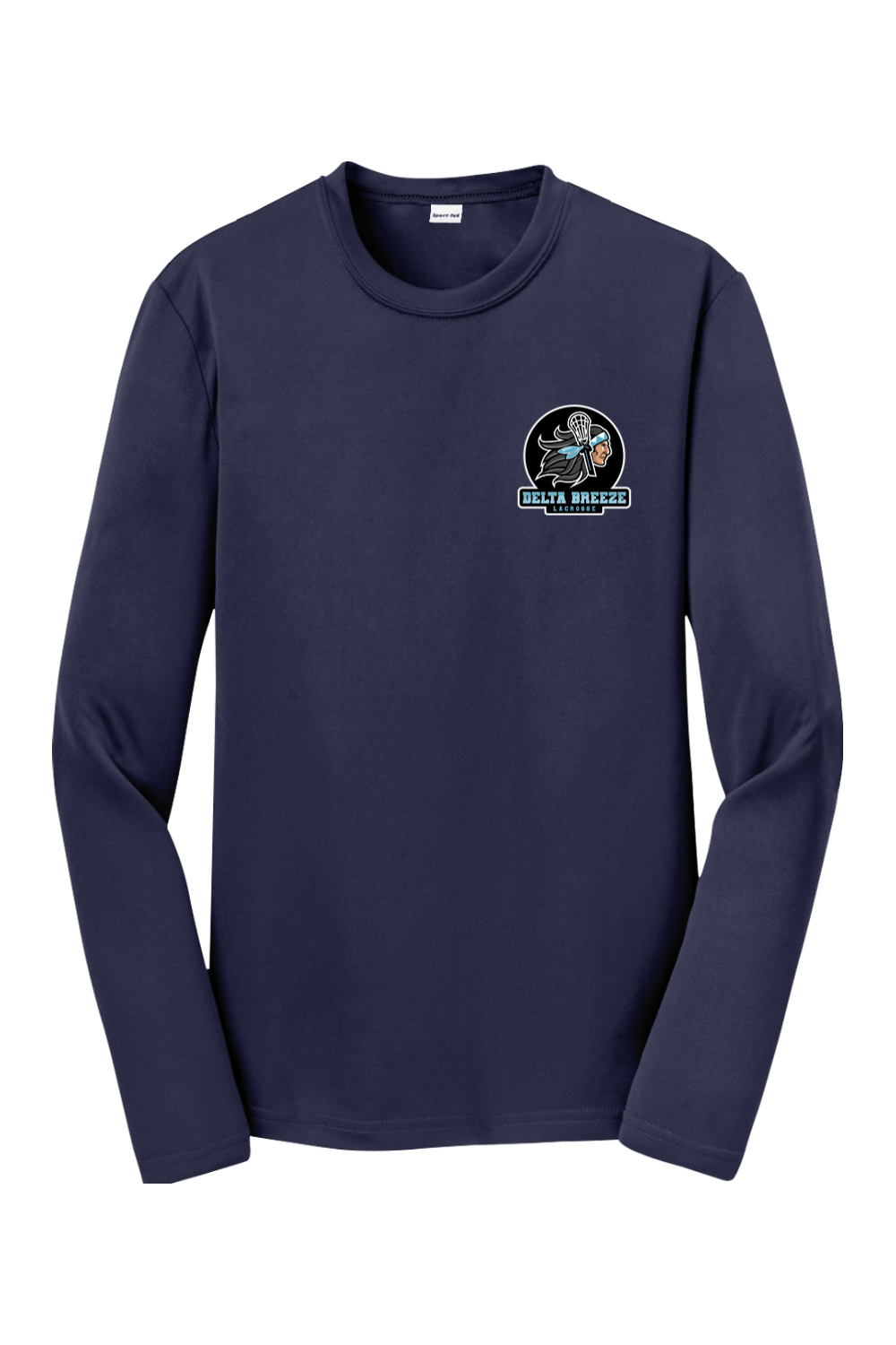 Delta Breeze LC Youth Long Sleeve T-Shirt Signature Lacrosse