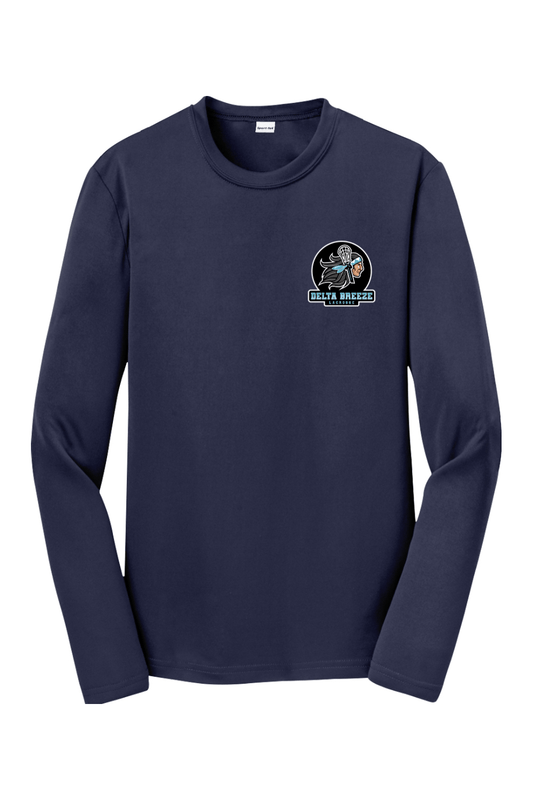 Delta Breeze LC Youth Long Sleeve T-Shirt Signature Lacrosse