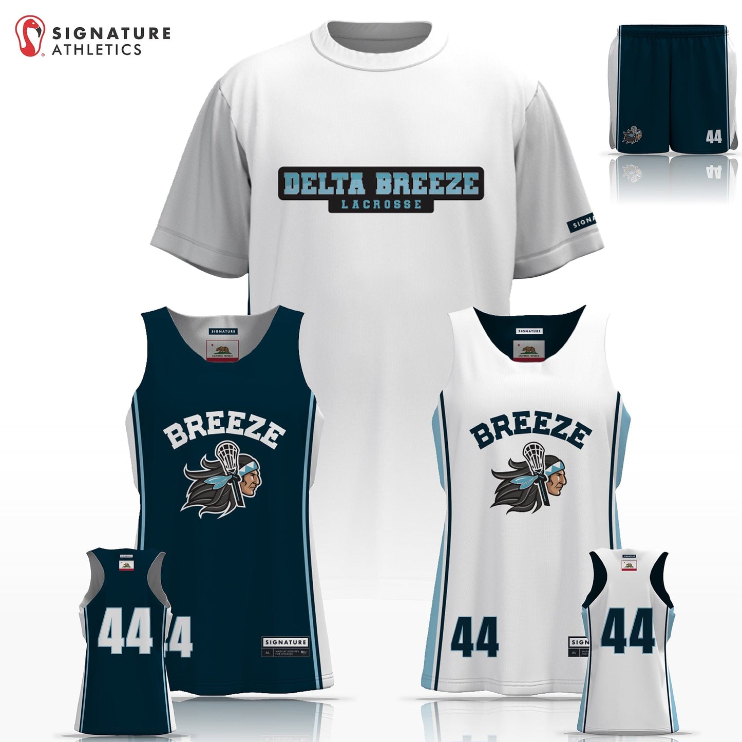 Delta Breeze Women's 3 Piece Player Package: U12 Signature Lacrosse