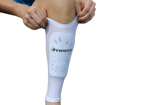 Deluxe Compression Sleeves (Youth, Adult) (White) Signature Lacrosse