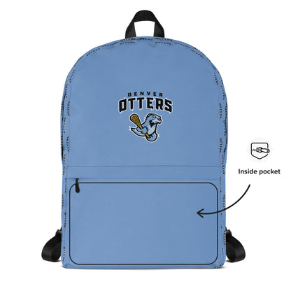 Denver Otters Lacrosse Travel Backpack Signature Lacrosse