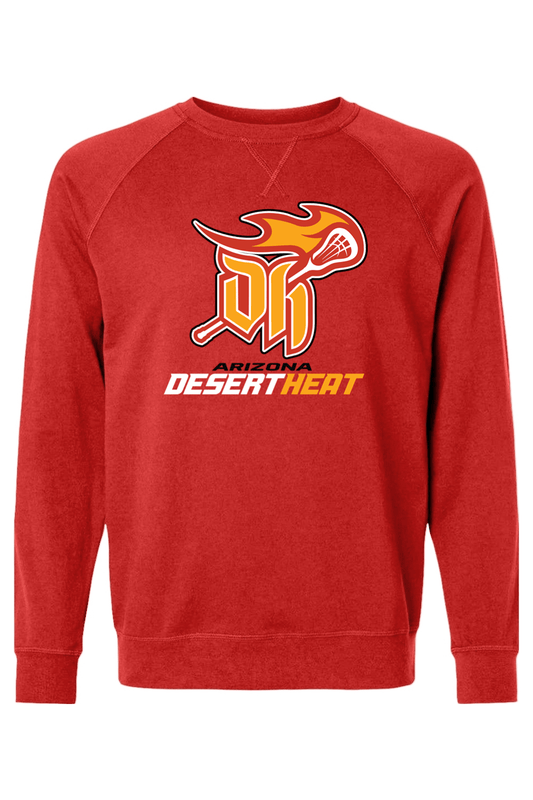 Desert Heat LC Adult Heavyweight Raglan Long Sleeve Signature Lacrosse