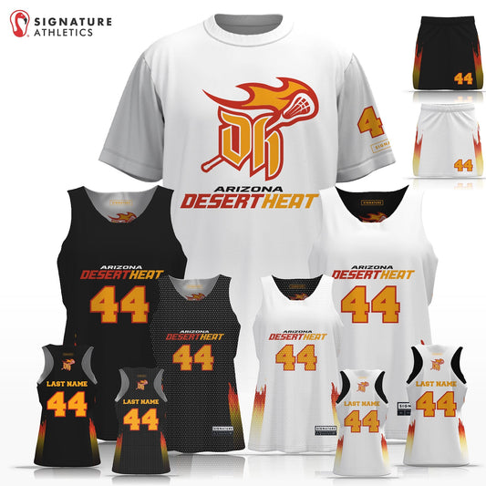 Desert Heat Women's 5 Piece Player Game Package: High School Signature Lacrosse