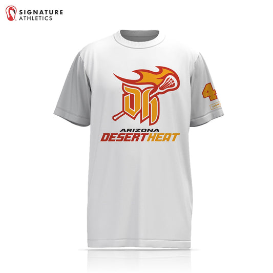 Desert Heat Women's Light Short Sleeve Shooting Shirt: Middle School Signature Lacrosse