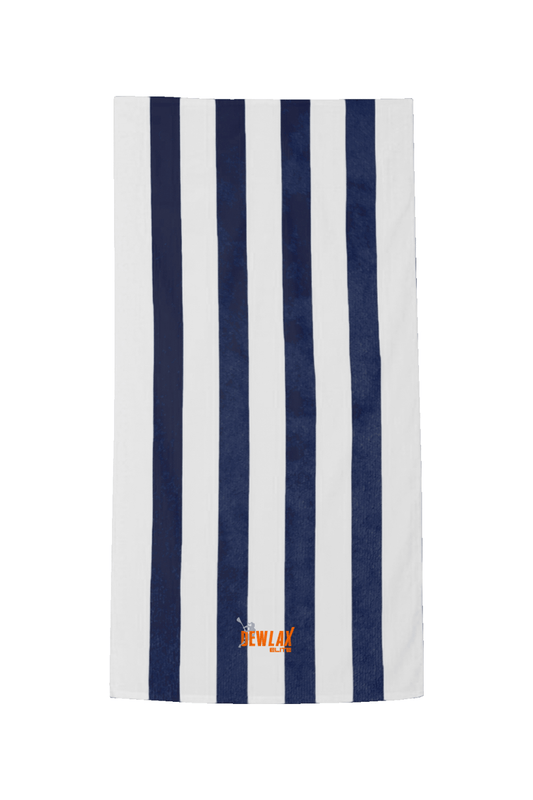 DEWLAX Elite Port Authority Cabana Stripe Beach Towel Signature Lacrosse