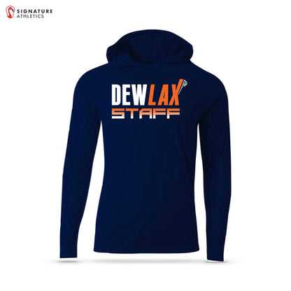 DEWLAX LC A4 Men's Cooling Performance Long-Sleeve Hooded T-shirt Signature Lacrosse