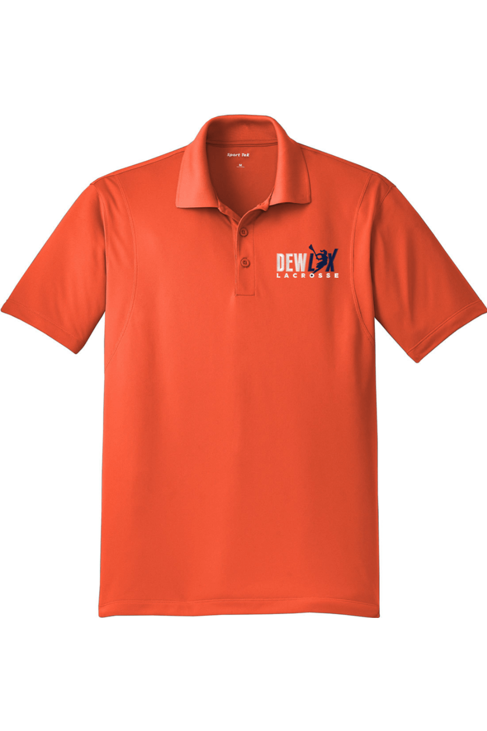 DEWLAX LC Adult Embroidered Athletic Polo Signature Lacrosse