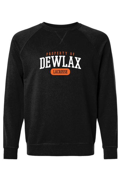 DEWLAX LC Adult Heavyweight Raglan Long Sleeve Signature Lacrosse