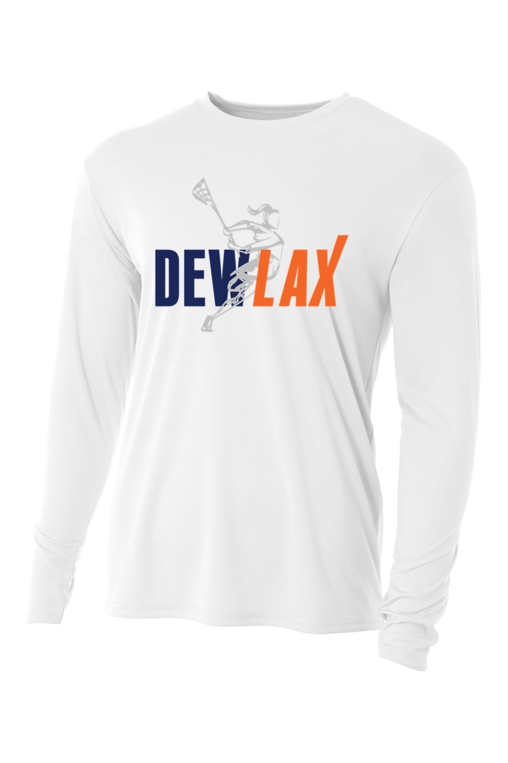 DEWLAX LC Cooling Performance Long Sleeve Tee Signature Lacrosse