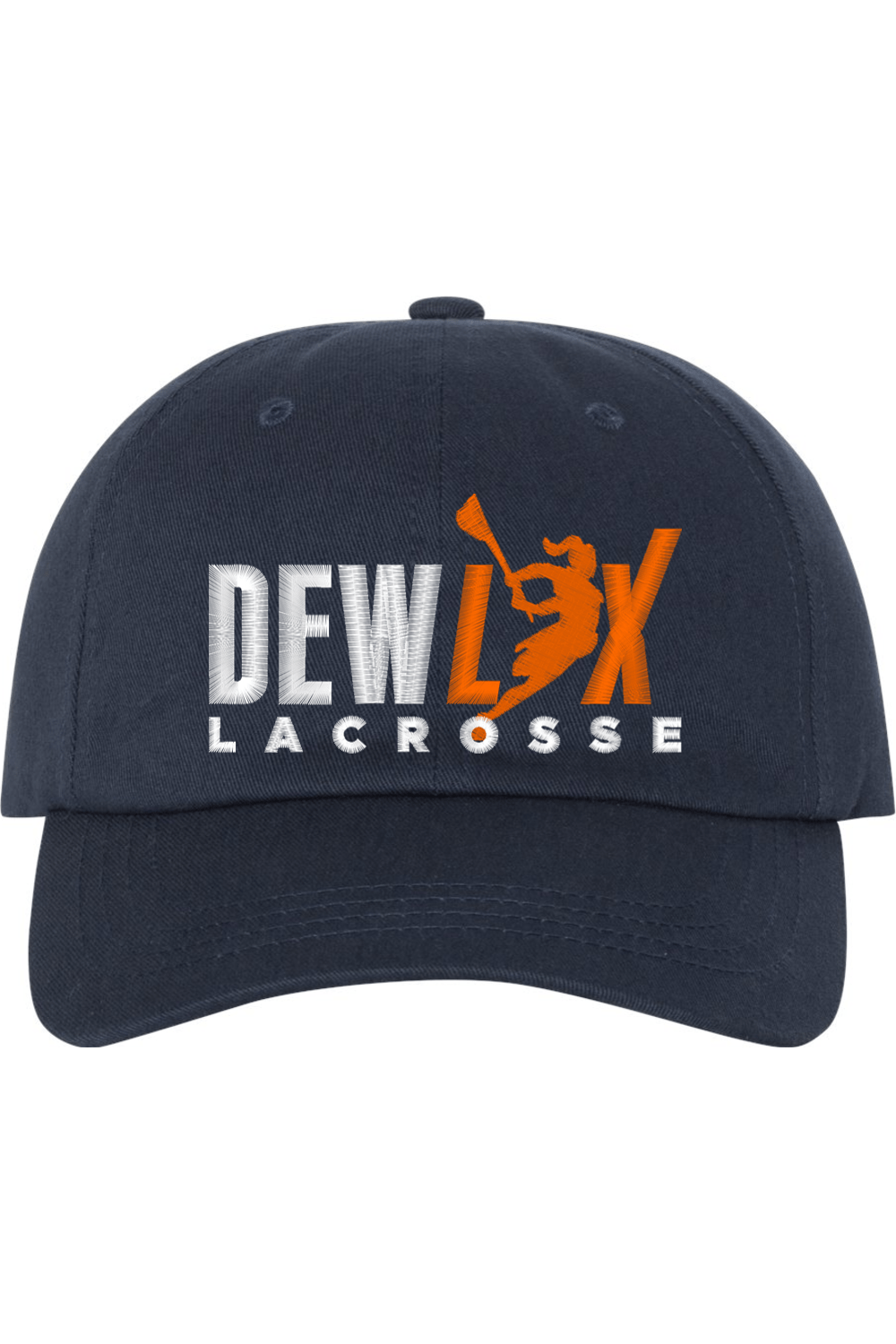 DEWLAX LC Embroidered Dad Hat Signature Lacrosse